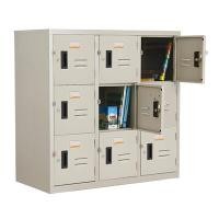 ราคา ตู้ล็อคเกอร์ 9 ประตู LKM-09 ไทโย สีครีมอ่อน (Y090265)