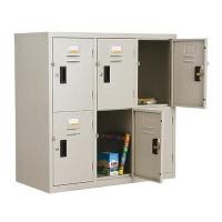 ราคา ตู้ล็อคเกอร์ 6 ประตู LKM-06 ไทโย สีครีมอ่อน (Y090288)