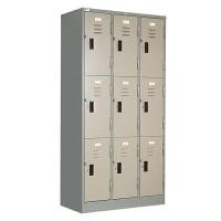 ราคา ตู้ล็อคเกอร์ 9 ประตู (มอก.) ไทโย LK-009 สีเทากลางสลับเทาอ่อน (Y090291)
