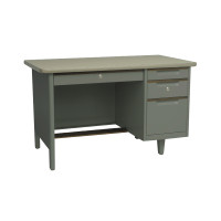 ราคา โต๊ะทำงานเหล็ก 4 ฟุต 4 ลิ้นชัก SMARTFORM OD-40 สีเทาโอวัลติน (Y090944)