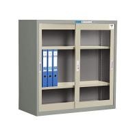 ราคา ตู้บานเลื่อนกระจก 3 ฟุต (มอก.) SMARTFORM SD-023T สีเทากลางสลับเทาอ่อน (Y090974)