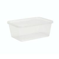 ราคา กล่องรักษ์โลก + ฝาใสขุ่น ย่อยสลายได้ สีใส 1000 ml (Y091419)