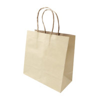 ราคา ถุงกระดาษคราฟหูเกลียว SCP SHOPPING00.3 สีคราฟท์ 10.1x20.3x20.3 ซม. (Y091439)