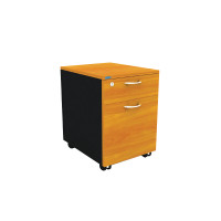 ราคา ตู้เก็บเอกสาร 2 ลิ้นชัก สำหรับโต๊ะผู้บริหาร SMARTFORM รุ่น 5PD662 สีเชอร์รี่-ดำ (Y091484)