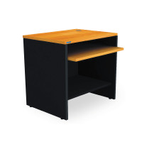 ราคา โต๊ะคอมพิวเตอร์ไม้ ยี่ห้อ Smartform 5CP601 สีเชอร์รี่-ดำ (Y091483)