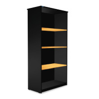 ราคา ตู้เก็บเอกสารสูงขนาดกลาง เเบบโล่ง 4 ชั้น SMARTFORM รุ่น 5CM800 สีเชอร์รี่-ดำ (Y091487)