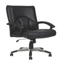 ราคา เก้าอี้สำนักงานพนักพิงต่ำมีเท้าแขน ไทโย รุ่นE2 สีดำ (Y091552)