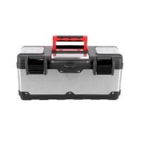 ราคา กล่องเครื่องมือสเตนเลส+พลาสติก GIANT KINGKONG PRO รุ่น HL30128 ขนาด 20 นิ้ว สีเงิน - ดำ (Y091589)