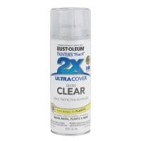 ราคา 2X สเปรย์ กันสนิม สีขาวเงา Gloss Clear RUST OLEUM (Y092075)