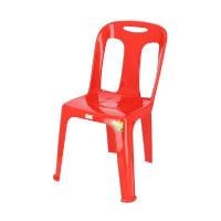 ราคา เก้าอี้พลาสติกพนักพิง BIG ONE รุ่นบิ๊กคิง เกรดเอ สีแดง (Y092863)