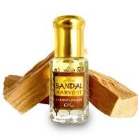ราคา น้ำมันไม้หอมแก่นจันทร์ น้ำมันไม้จันทร์หอม หอมอโรม่า แท้ 100% SandalHarvest ขนาด 6 มล. (Y095244)