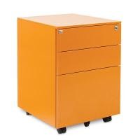 ราคา ตู้ลิ้นชักเหล็ก 3 ลิ้นชัก พร้อมล้อเลื่อน ไทโย PD63 สีส้ม (Y095810)