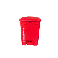 ราคา ถังขยะพลาสติกแบบมีเท้าเหยียบ COMBI WARE KL-050-20L-RED สีแดง ขนาด 20 ลิตร (Y095972)