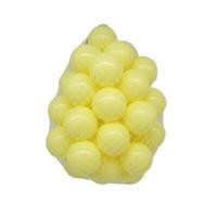 ราคา ลูกบอลพลาสติก ลูกบอลสีพาสเทล สีเหลืองพาสเทล 100 ลูก (Y096572)