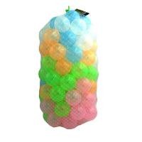 ราคา ลูกบอลพลาสติก S.R.TOY ลูกบอลลใส คละสี 100 ลูก (Y096584)