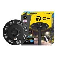 ราคา โคมไฟสนามโซล่าเซลล์ UFO RICH สเปซ สีวอร์มไวท์ 200W (Y097908)