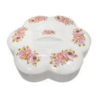 ราคา ชุดสำรับอาหาร4หลุม1ฝาปิดพร้อมถาดลายดอกไม้เล็ก KASSA HOME รุ่น A3598004 . สีชมพู ขนาด 29.5 ซม (Y098521)