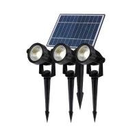 ราคา LUZINO โคมไฟสปอตไลท์ปักดินโซลาร์เซลล์ (3+1) 6W Warm White รุ่น TP-CPD-1P3 สีดำ (Y098765)