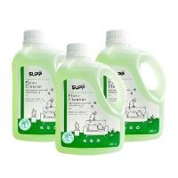 ราคา น้ำยาถูพื้น สูตรอ่อนโยน SUPP (มาตรฐานฉลากเขียว) กลิ่นตะไคร้หอม ขนาด 1 ลิตร x3 ขวด (Y099513)