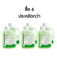 ราคา น้ำยาถูพื้น สูตรอ่อนโยน SUPP (มาตรฐานฉลากเขียว) กลิ่นตะไคร้หอม ขนาด 1 ลิตร x6 ขวด (Y099514)
