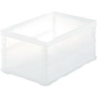 ราคา กล่องพลาสติกแบบพับได้ ทรัสโก้ TSKO40B_TM สีขาวใส (Y099942)