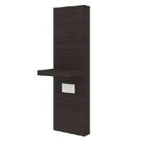 ราคา โต๊ะข้างเตียง ขนาด 30 ซม. พร้อมปลั๊กไฟ INDEX LIVING MALL รุ่นเอ็กซ์ตรีม สีแบล็ค บราวน์ (YA00137)