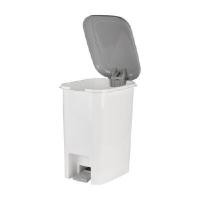 ราคา ถังขยะขาเหยียบ INDEX LIVING MALL รุ่นคลีเอโน่ สีขาว/เทา ขนาด 15 ลิตร (YA00216)