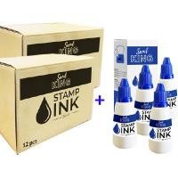 ราคา หมึกเติมตรายาง Sandking 24 แถม 4 แซนด์คิง สีน้ำเงิน 28 ml (YA00258)