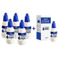 ราคา หมึกเติมตรายาง Sandking 5 แถม 1 แซนด์คิง สีน้ำเงิน 28 ml (YA00261)