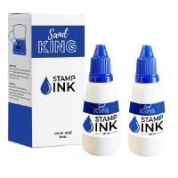 ราคา หมึกเติมตรายาง Sandking 2 ขวด แซนด์คิง สีน้ำเงิน 28 ml (YA00262)