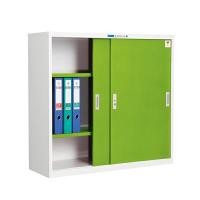 ราคา ตู้บานเลื่อนทึบ ขนาด 3 ฟุต (มอก.) SMARTFORM SD-013T สีขาวสลับเขียว (YA01287)