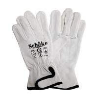 ราคา ถุงมือหนังแกะขอบกุ๊นตีนตุ๊กแก ชาเก้ ถุงมืออาร์กอน สีขาว M 1คู่ ถุงมือหนังนิ่ม กระชับมือ ทนความร้อน กันสะเก็ดไฟ ถุงมือหนังงานเชื่อม กันเจาะทะลุ กันหนาม (YA01591)