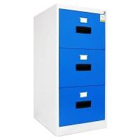 ราคา ตู้เก็บเอกสารเหล็ก 3 ลิ้นชัก SMARTFORM FC-743 สีWHBUขาวสลับน้ำเงิน ตู้ (YA02025)