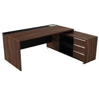 ราคา ชุดโต๊ะทำงาน ผู้บริหารสูงสุด R/L (แผ่น TOP 2-TONE) โม-เทค 2EX2016R (YA02681)