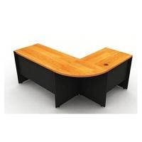 ราคา ชุดโต๊ะทำงาน โม-เทค 2DK12-S1 สีเชอร์รี่สลับเทาเข้ม (YA02711)