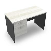 ราคา โต๊ะทำงาน โม-เทค 2D1320 สีไวท์วูด สลับเทาเข้ม (YA02760)