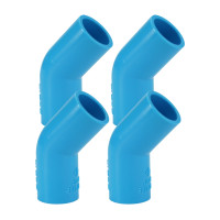 ราคา DSAI ข้องอหนา PVC 45องศา ขนาด 3/4" (6หุน) 1 เเพ็ค (YA02906)