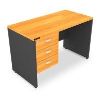 ราคา โต๊ะทำงาน โม-เทค 2D1830 สีเชอร์รี่ สลับเทาเข้ม (YA03157)