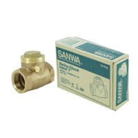 ราคา สวิงเช็ควาล์วซันวา SANWA ขนาด 1 (1นิ้ว) ทองเหลือง 1 กล่อง (YA03359)