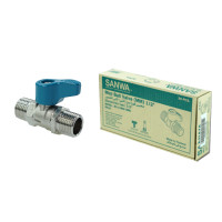 ราคา มินิบอลวาล์ว ผผ.ซันวา SANWA ขนาด 1/2 (4หุน) ทองเหลือง 1 กล่อง (YA03367)