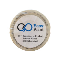 ราคา EASY PRINT กระดาษสติกเกอร์ แบบใส 60x40 (YA03403)