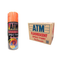 ราคา สีสเปรย์อเนกประสงค์ เอทีเอ็ม (ATM SPRAY) NO.F4 FLUORESCENT ORANGE สีสะท้อนแสง สีส้มสะท้อนแสง จำนวน 1 ลัง (12 กระป๋อง) (YA04018)
