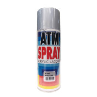 ราคา สีสเปรย์อเนกประสงค์ เอทีเอ็ม (ATM SPRAY) NO.A300 BRIGHT SILVER สีเงิน จำนวน 1 กระป๋อง (YA04060)