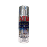 ราคา สีสเปรย์อเนกประสงค์ เอทีเอ็ม (ATM SPRAY) NO.C180 Chrome สีสเปรย์โครเมี่ยม จำนวน 1 กระป๋อง (YA04075)