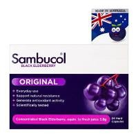 ราคา แซมบูคอล ออริจินอล แคปซูล SAMBUCOL 24 แคปซูล (YA04847)