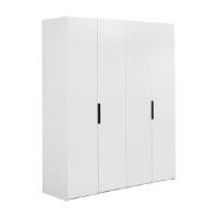 ราคา ตู้เสื้อผ้า 4 บานไม้ INDEX LIVING MALL รุ่นแมกซี่ - สีขาว (YA05264)