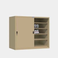 ราคา ICONIC ตู้รองเท้า ประตูบานเลื่อนทึบ 5 ชั้นวาง MSS-C4 Cream 4 ฟุต (YA05603)