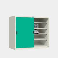 ราคา ICONIC ตู้รองเท้า ประตูบานเลื่อนทึบ 5 ชั้นวาง MSS-C4 สีเขียวมิ้นท์ 4 ฟุต (YA05612)