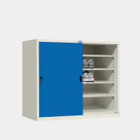 ราคา ICONIC ตู้รองเท้า ประตูบานเลื่อนทึบ 5 ชั้นวาง MSS-C4 ขาว-น้ำเงิน 4 ฟุต (YA05609)