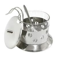 ราคา แก้วใส่เครื่องปรุงพร้อมช้อนและฝาปิด อาร์อาร์เอส ลายเมล็ดกาแฟ ชิ้น (YA05847)